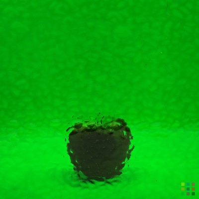 W English Muffle 343 vert moyen 27x27cm W English Muffle 343 vert moyen 27x27cm