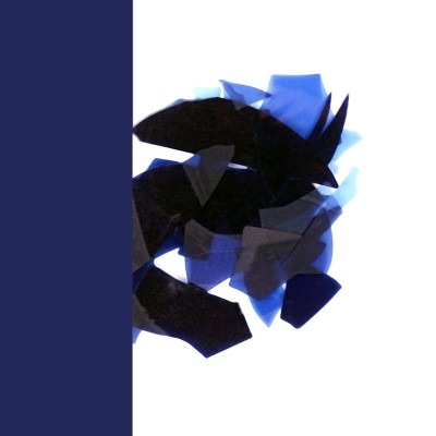 Confettis 0058 bleu foncé transparent 300g Confettis 0058 bleu foncé transparent 300g