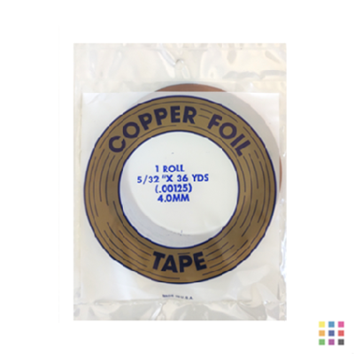 EDCO adhesive copper foil 4.0mm (5/32") EDCO adhesive copper foil 4.0mm (5/32")