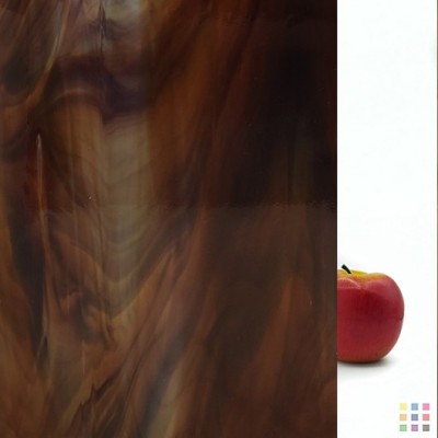 OS Opalescent 317-6S-F dark amber 30x30cm OS Opalescent 317-6S-F dark amber 30x30cm