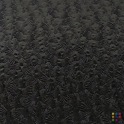 W96 Opalescent 96-02 FLOR noir opaque "Florentine" 82x107cm W96 Opalescent 96-02 FLOR noir opaque "Florentine" 82x107cm