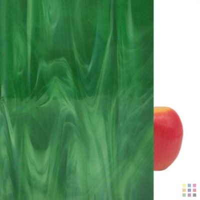OS Opalescent 327-6S-F vert foncé 30x30cm OS Opalescent 327-6S-F vert foncé 30x30cm