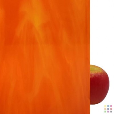 OS Opalescent 377-1S-F orange 30x30cm OS Opalescent 377-1S-F orange 30x30cm