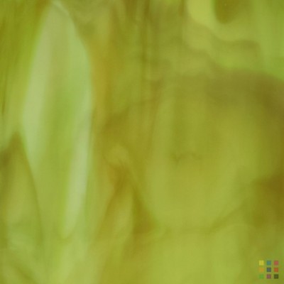 OS Opalescent 621-7S-F green and amber 30x30cm