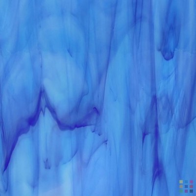 OS Opalescent 633-7S-F sky blue and dark blue 30x30cm OS Opalescent 633-7S-F sky blue and dark blue 30x30cm
