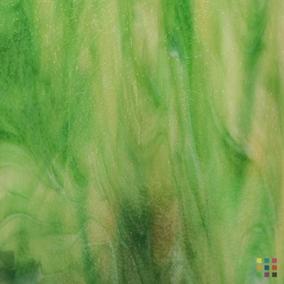 W Wisspy WO-78 MOSS ambre moyen et vert "Moss" 82x107cm W Wisspy WO-78 MOSS ambre moyen et vert "Moss" 82x107cm