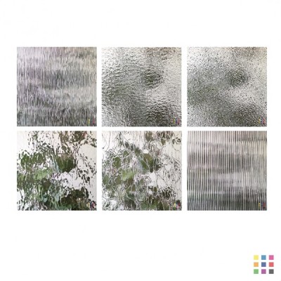 Oceanside "Clear Texture" glass pack (6 small sheets) Oceanside "Clear Texture" glass pack (6 small sheets)