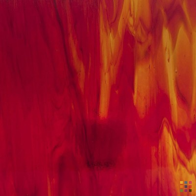 W Streaky 11-LL red and amber 82x107cm W Streaky 11-LL red and amber 82x107cm