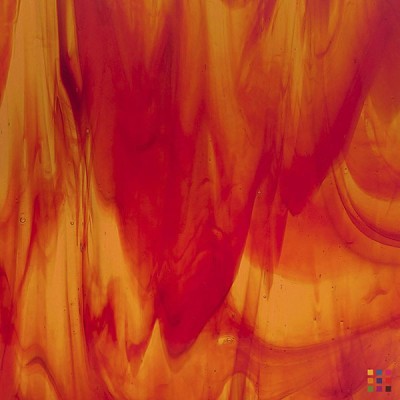 W Streaky 11-LL red and amber 82x107cm W Streaky 11-LL red and amber 82x107cm