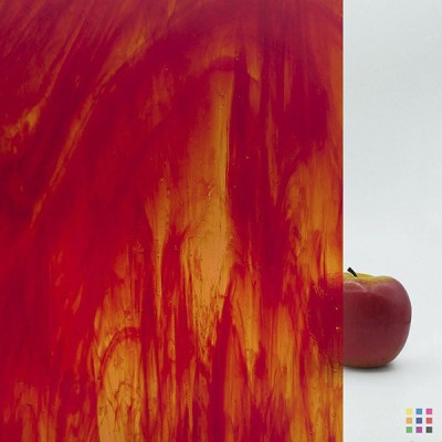 W Streaky 17-LL red and orange 82x107cm W Streaky 17-LL red and orange 82x107cm
