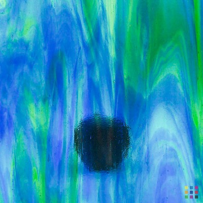 W Streaky 197-LL dark blue and medium green 82x107cm W Streaky 197-LL dark blue and medium green 82x107cm