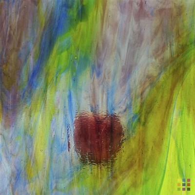 W Streaky 238-NLL pourpre foncé, bleu foncé et jaune verdâtre 82x107cm W Streaky 238-NLL pourpre foncé, bleu foncé et jaune verdâtre 82x107cm