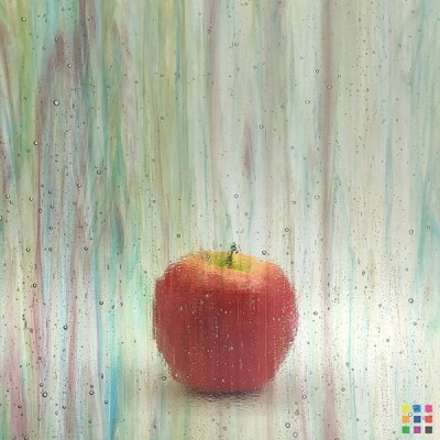 W Streaky 257-LL purple, sky blue and light amber 82x107cm W Streaky 257-LL purple, sky blue and light amber 82x107cm