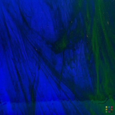 W Streaky 243-LL bleu foncé et vert jaunâtre 82x107cm W Streaky 243-LL bleu foncé et vert jaunâtre 82x107cm