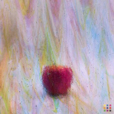 W Streaky 264-LL purple, yellow-green and sky blue 82x107cm W Streaky 264-LL purple, yellow-green and sky blue 82x107cm