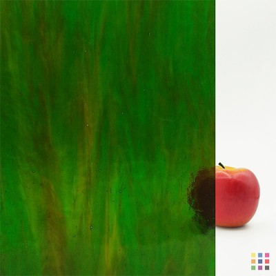 W Streaky 709-LL green and amber "Mystic" 82x107cm W Streaky 709-LL green and amber "Mystic" 82x107cm