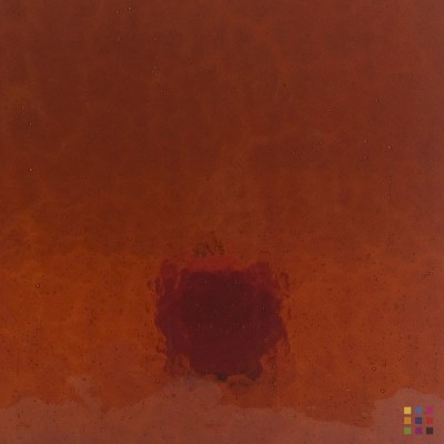 Cathédrale Antik 6-5 ambre-marron foncé 80x80cm