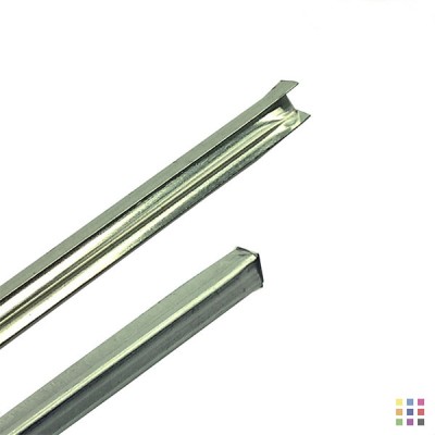 Tinplate U came 2m / 4x4mm Tinplate U came 2m / 4x4mm