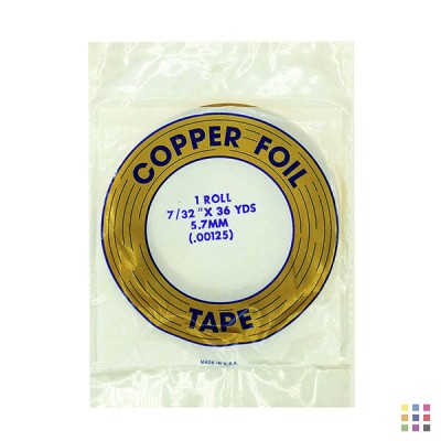Cinta de cobre adhesivo EDCO 5,6mm (7/32") Cinta de cobre adhesivo EDCO 5,6mm (7/32")