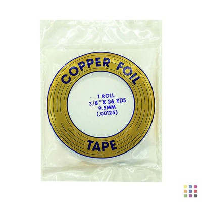 Ruban de cuivre adhésif EDCO 9,5mm (3/8") Ruban de cuivre adhésif EDCO 9,5mm (3/8")