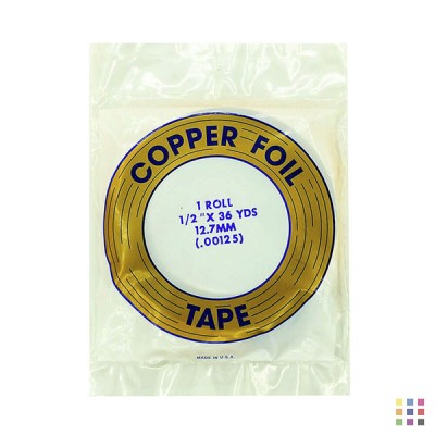 EDCO adhesive copper foil 12.7mm (1/2") EDCO adhesive copper foil 12.7mm (1/2")