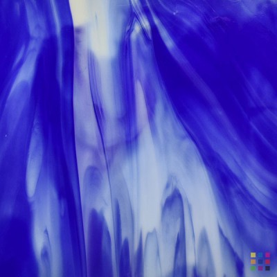 W96 Opalescent 96-28 dark blue and white 82x107cm W96 Opalescent 96-28 dark blue and white 82x107cm