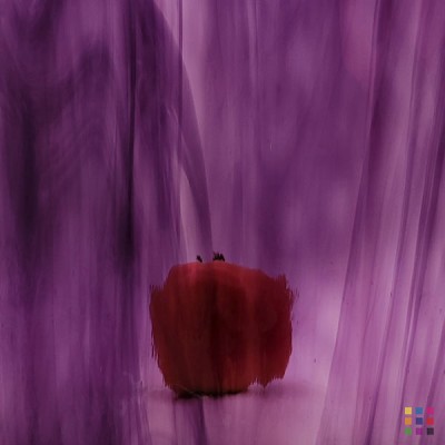 OS Waterglass 444-1W-F deep violet and light purple 56x122cm OS Waterglass 444-1W-F deep violet and light purple 56x122cm