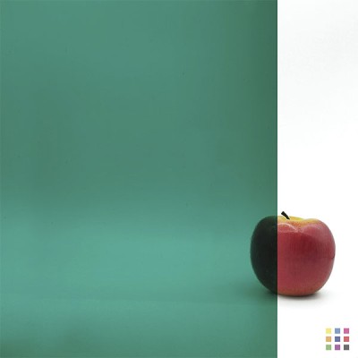 OS Transparent 523-2S-F teal green 61x122cm OS Transparent 523-2S-F teal green 61x122cm