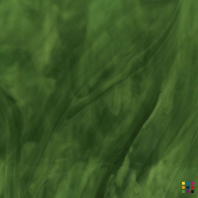 W Opalescent 101-D vert foncé 82x107cm W Opalescent 101-D vert foncé 82x107cm