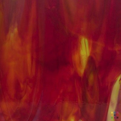 W Opalescent 25-D orange et vert 82x107cm W Opalescent 25-D orange et vert 82x107cm