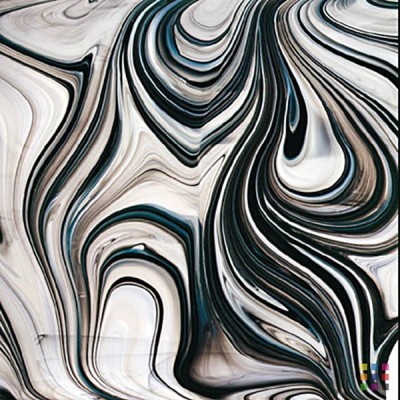 OS Baroque BR 6000 black and white 61x122cm OS Baroque BR 6000 black and white 61x122cm