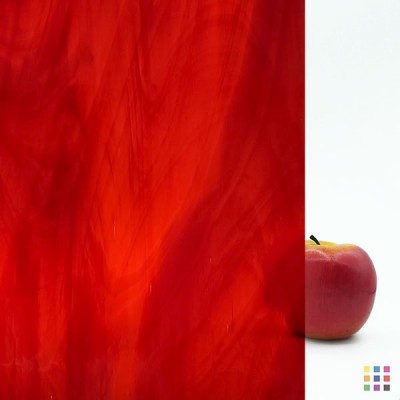 OS Waterglass 451-20W-F ruby red and amber 56x122cm OS Waterglass 451-20W-F ruby red and amber 56x122cm