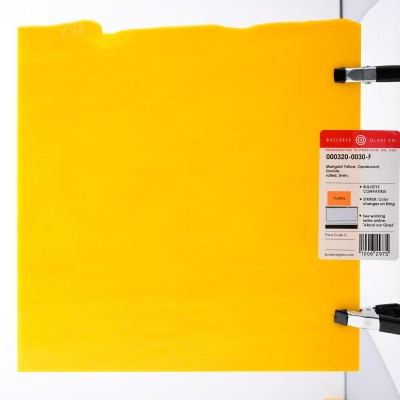 B Opalescent 0320-30 marigold yellow 51x89cm Striker* B Opalescent 0320-30 marigold yellow 51x89cm Striker*