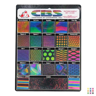 COE96 pattern/clear Dichroic glass set COE96 pattern/clear Dichroic glass set