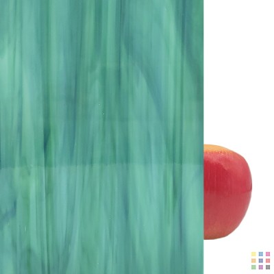 OS Opalescent 623-7S-F dark green and blue 61x122cm OS Opalescent 623-7S-F dark green and blue 61x122cm