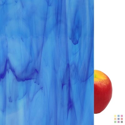 OS Opalescent 633-7S-F sky blue and dark blue 61x122cm OS Opalescent 633-7S-F sky blue and dark blue 61x122cm