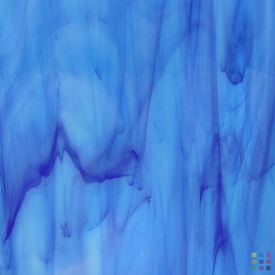 OS Opalescent 633-7S-F sky blue and dark blue 61x122cm OS Opalescent 633-7S-F sky blue and dark blue 61x122cm