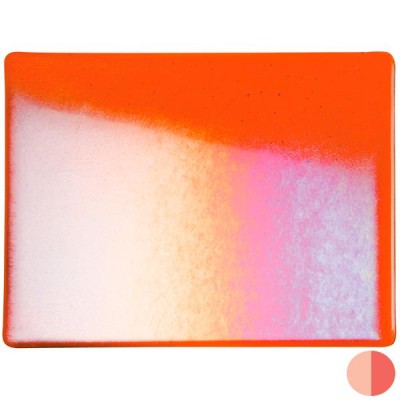 B Transparent 1125-31 orange iridescent 51x89cm Striker* B Transparent 1125-31 orange iridescent 51x89cm Striker*