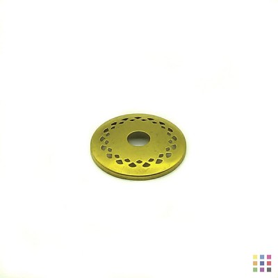 Perforated round cap 5cm Perforated round cap 5cm