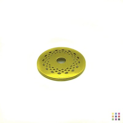 Perforated round cap 6.3cm Perforated round cap 6.3cm