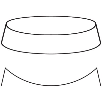 Moule rond incurvé 19cm Moule rond incurvé 19cm