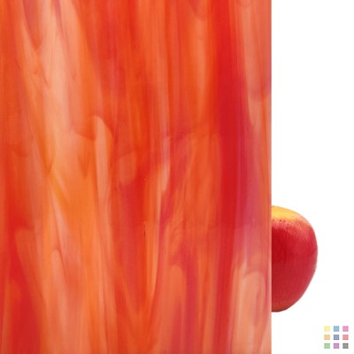 OS Opalescent 675-5S-F orange-red 61x122cm OS Opalescent 675-5S-F orange-red 61x122cm