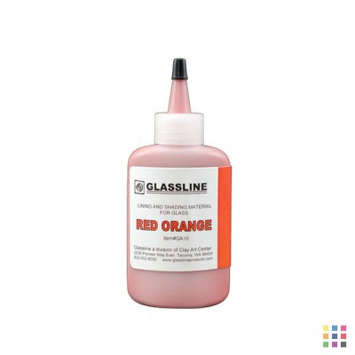 Crayon Glassline GA10 orange-rouge 56g Crayon Glassline GA10 orange-rouge 56g