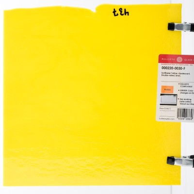 B Opalescent 0220-30 jaune tournesol 51x89cm Striker* B Opalescent 0220-30 jaune tournesol 51x89cm Striker*