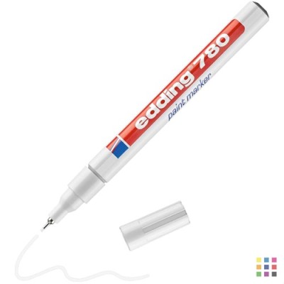 Marqueur à encre laquée Edding 780 blanc Marqueur à encre laquée Edding 780 blanc