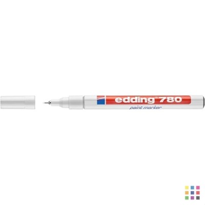 Marqueur à encre laquée Edding 780 blanc Marqueur à encre laquée Edding 780 blanc