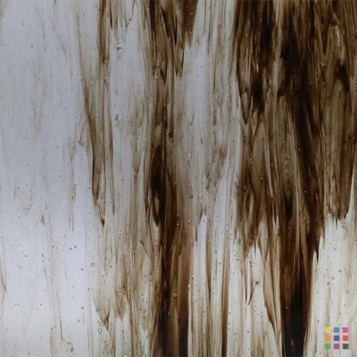W96 Transparent 96-25 streaky black brown 82x107cm