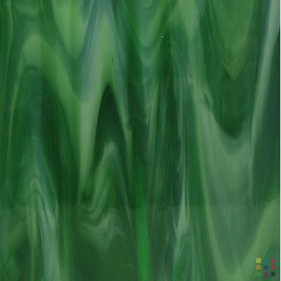 OS Opalescent 327-6S-F dark green 61x122cm OS Opalescent 327-6S-F dark green 61x122cm