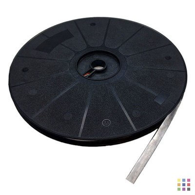 Plomb adhésif ovale 9mm - rouleau de 50m Plomb adhésif ovale 9mm - rouleau de 50m