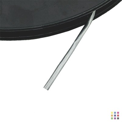Oval adhesive lead 3mm - 50m roll Oval adhesive lead 3mm - 50m roll